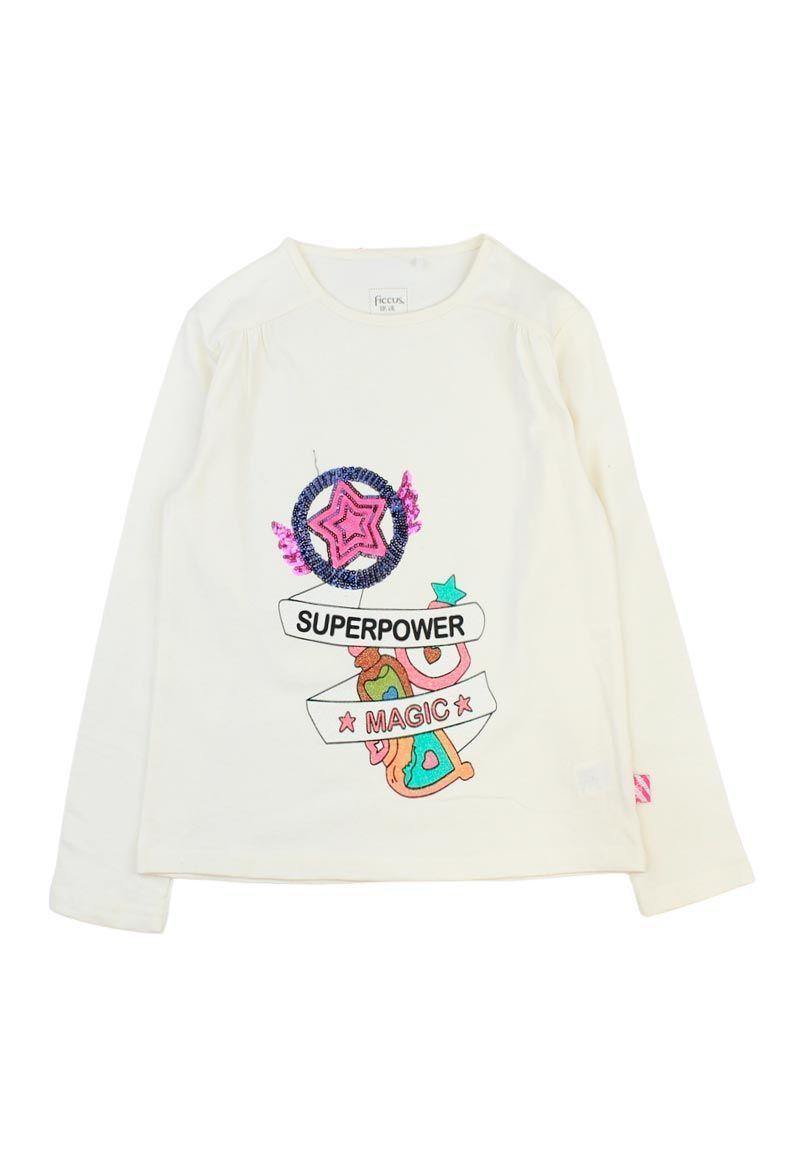 Polera kids niña recogido power 278-0