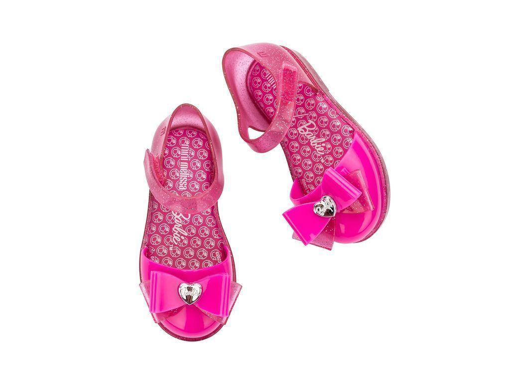 Ballerina  Amy + Barbie Rosa Glitter Mini Melissa-2