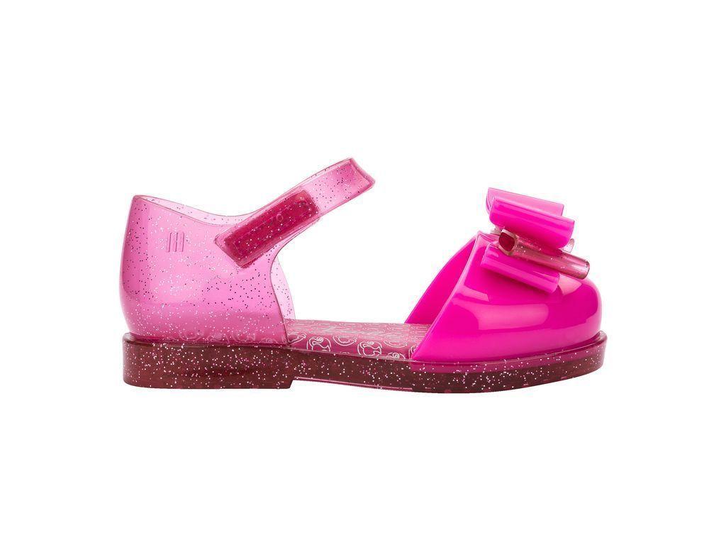 Ballerina  Amy + Barbie Rosa Glitter Mini Melissa-0