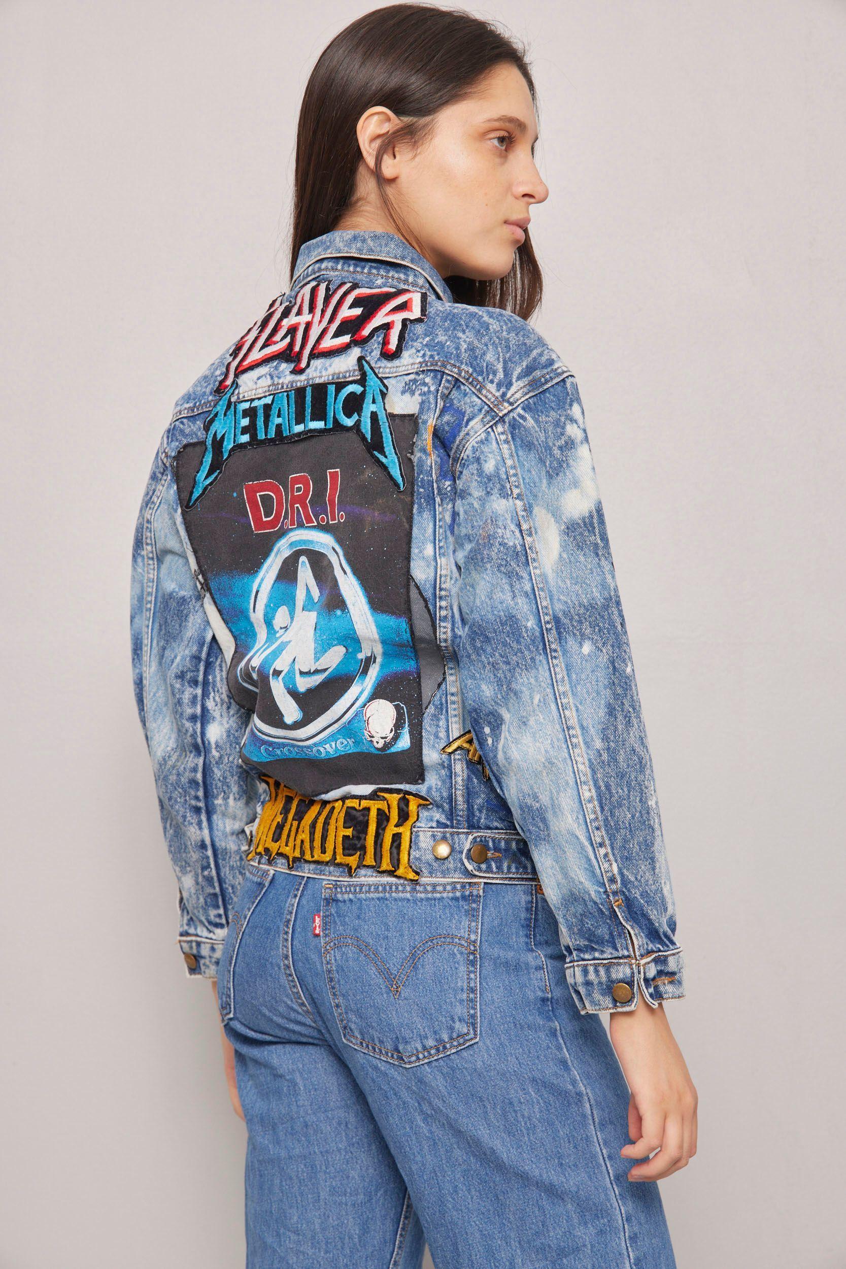 Chaqueta denim  celeste nostalgic talla S-2