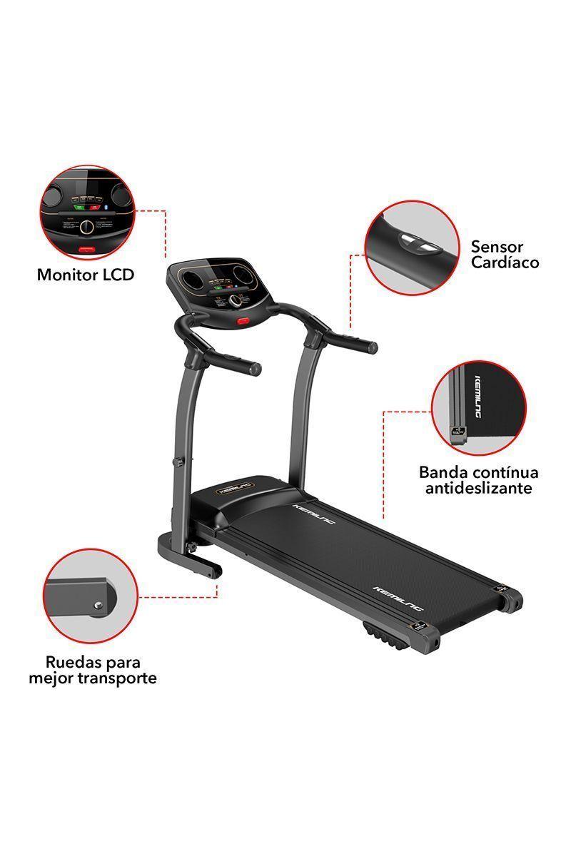 Pack Trotadora M201+ Bicicleta Spinning 702 Negro-3