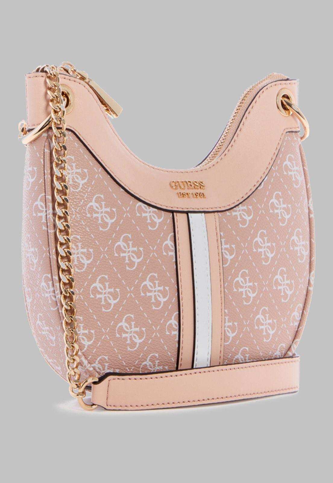 Mini Cartera Guess Kasinta Mini Hobo Bsu Beige-1