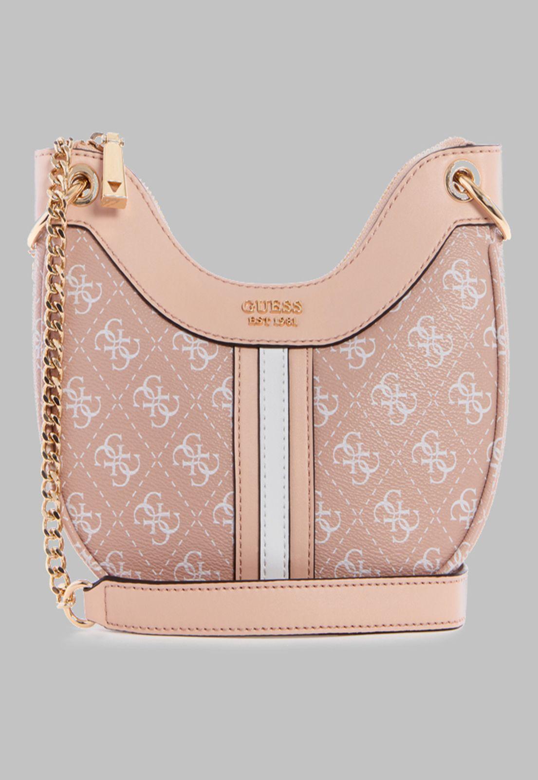 Mini Cartera Guess Kasinta Mini Hobo Bsu Beige-0