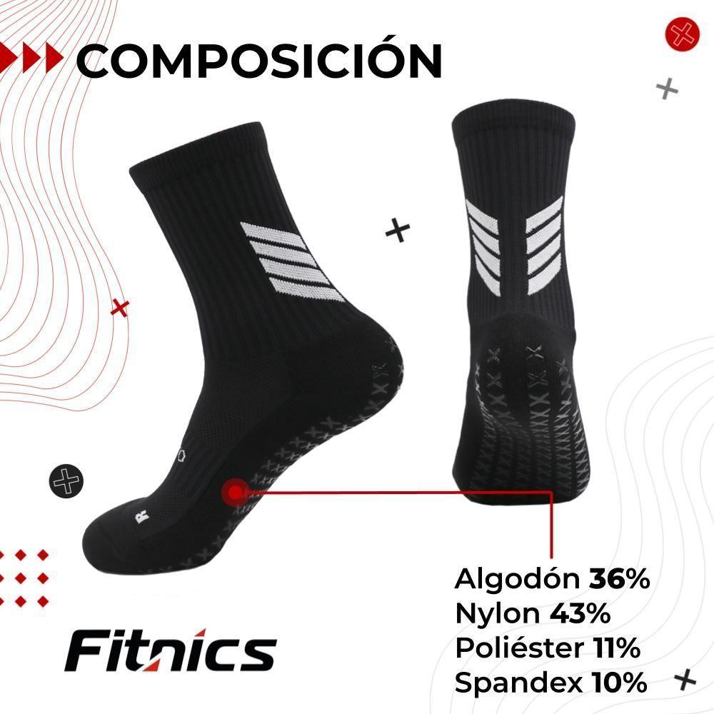 Medias Calcetas Futbol Deportivas Antideslizante x3 Fitnics-4