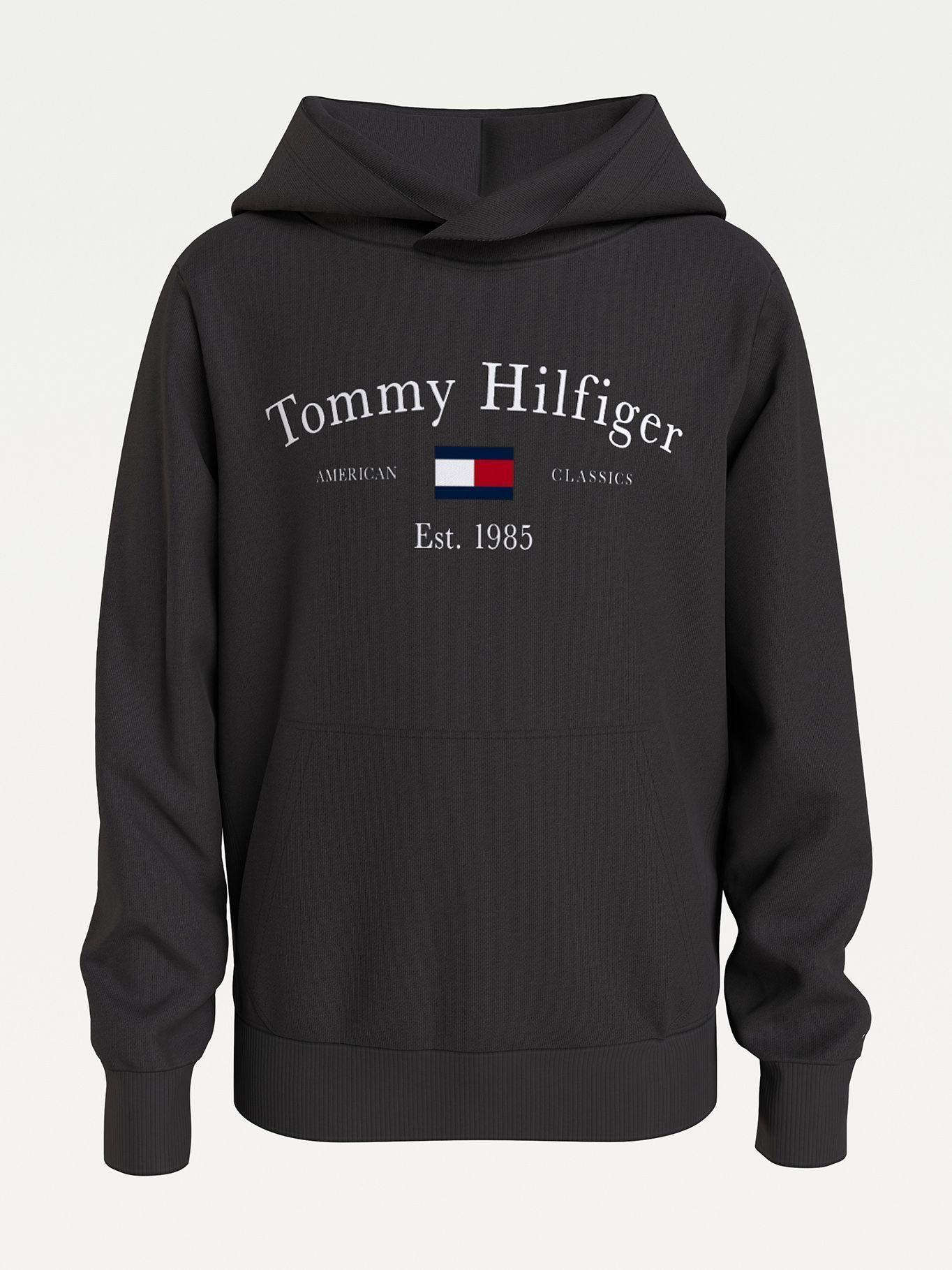 Polerón Hoodie Artwork Negro Tommy Hilfiger F2-0