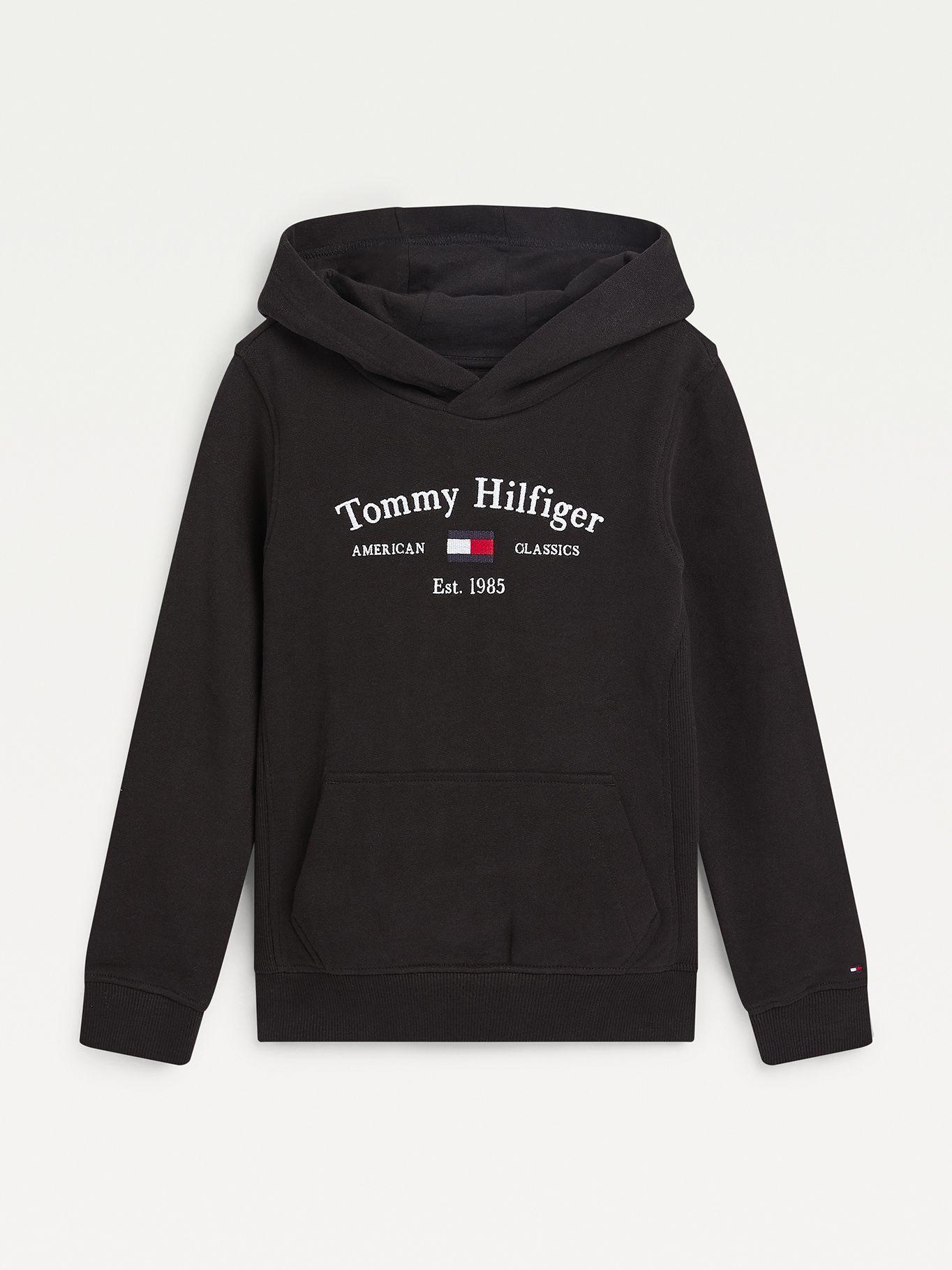 Polerón Hoodie Artwork Negro Tommy Hilfiger F2-4