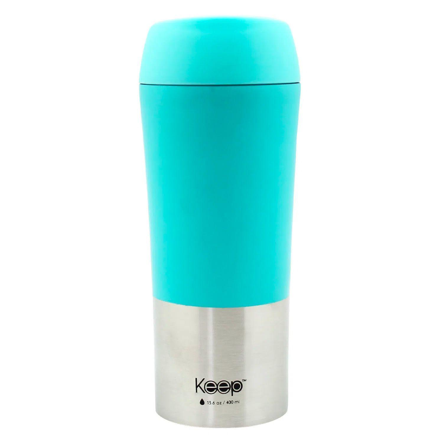 Mug Térmico “On The Go” 400 ml Amarillo/Celeste - Keep-1
