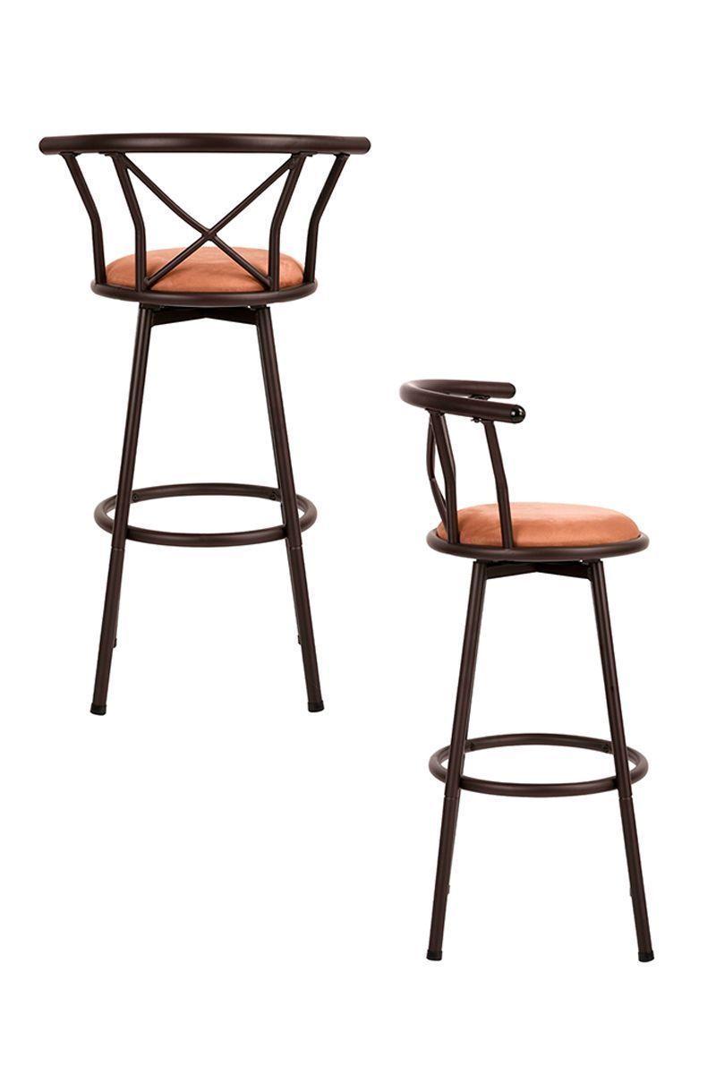 Pack 2 Piso de Bar Taburete Hailey Café-3