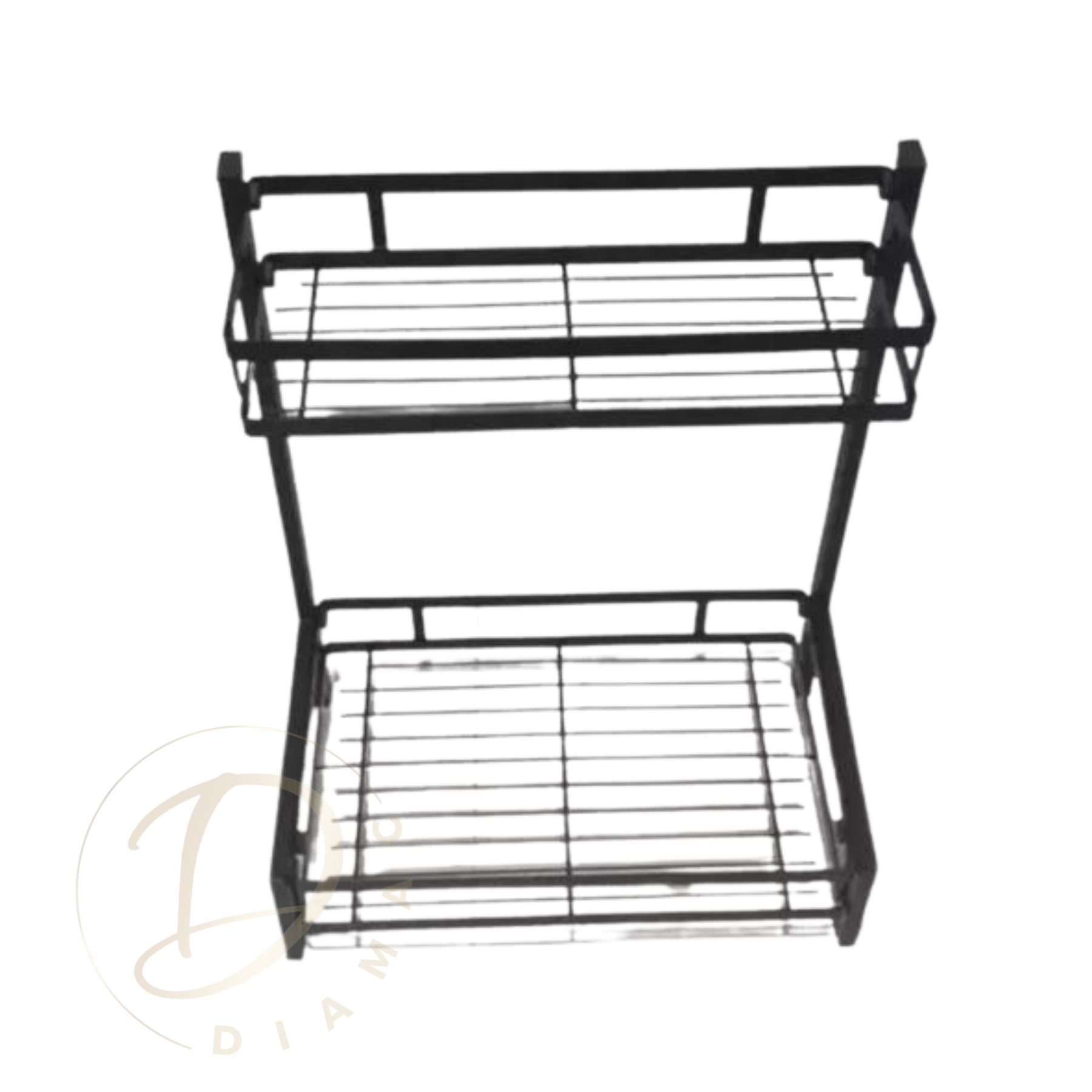 Rack Organizador de Especias De 2 Niveles Metal Organizador de Cocina-0