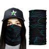Bandana, Fugaz Store, Negro, Textura Turquesa-2
