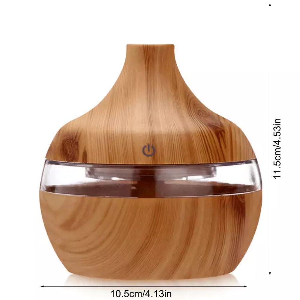 Humidificador Purificador Difusor de Aroma Ultrasonico Madera-1