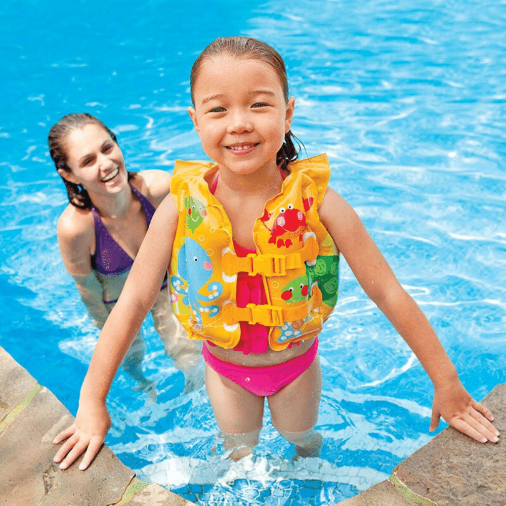 Flotador Inflable Bebé Chaleco Tropical Capac 23Kg-4