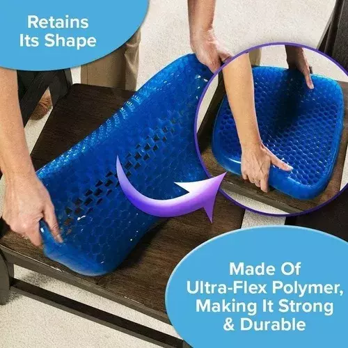 Cojin Ortopedico De Silicona Gel Relajante Asiento-4