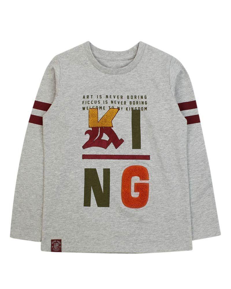 Polera Kids Niño Franjas Retro Vibes Ficcus-0