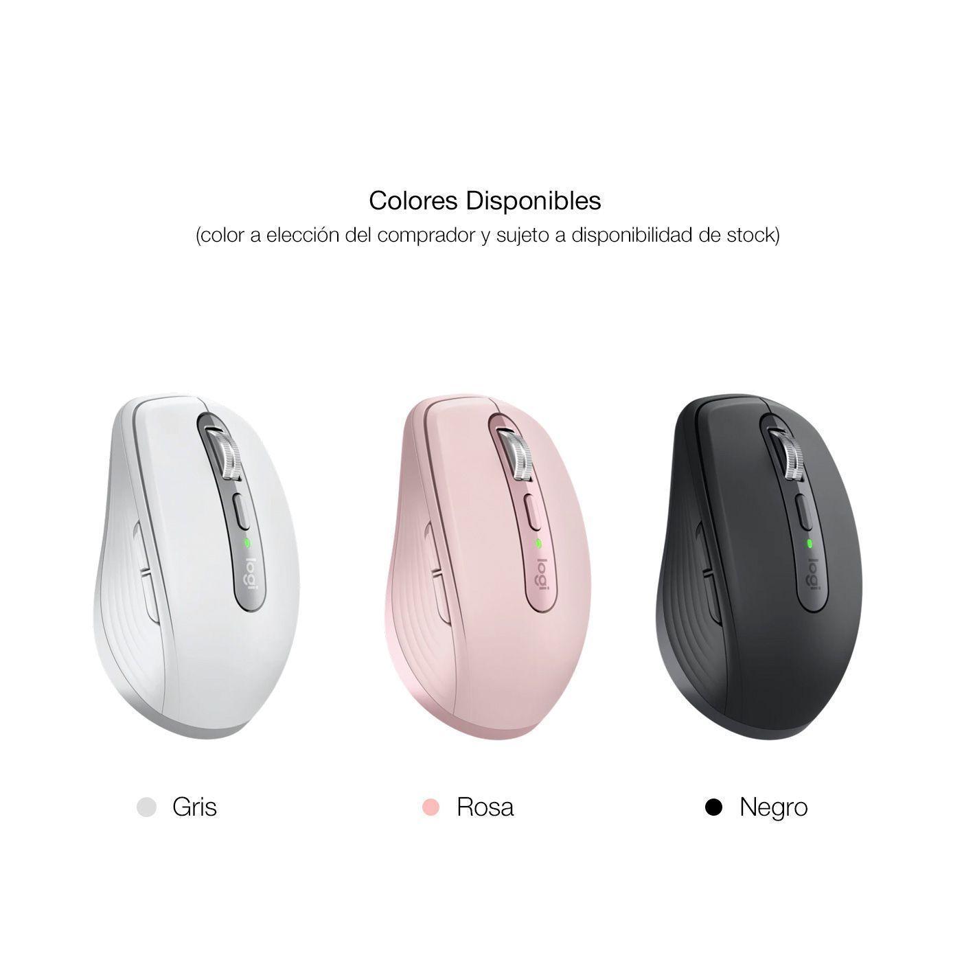 Mouse Inalambrico Logitech Mx anywhere 3 Bluetooth 1000dpi Rosa-4
