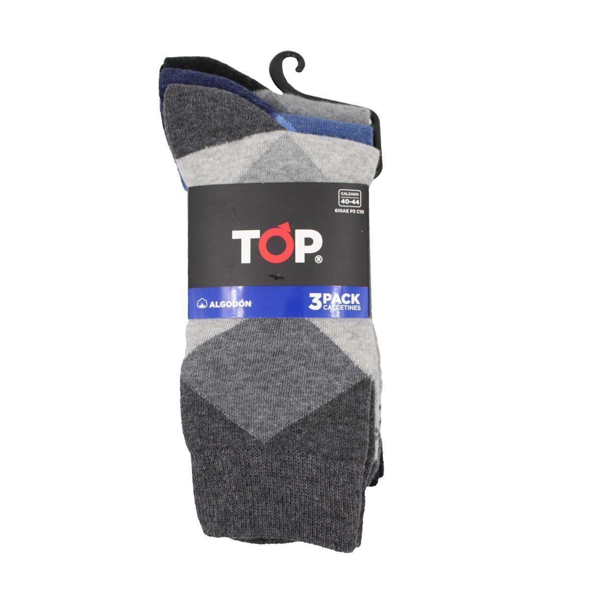 Calcetines Algodón Estampado C10 Top-4