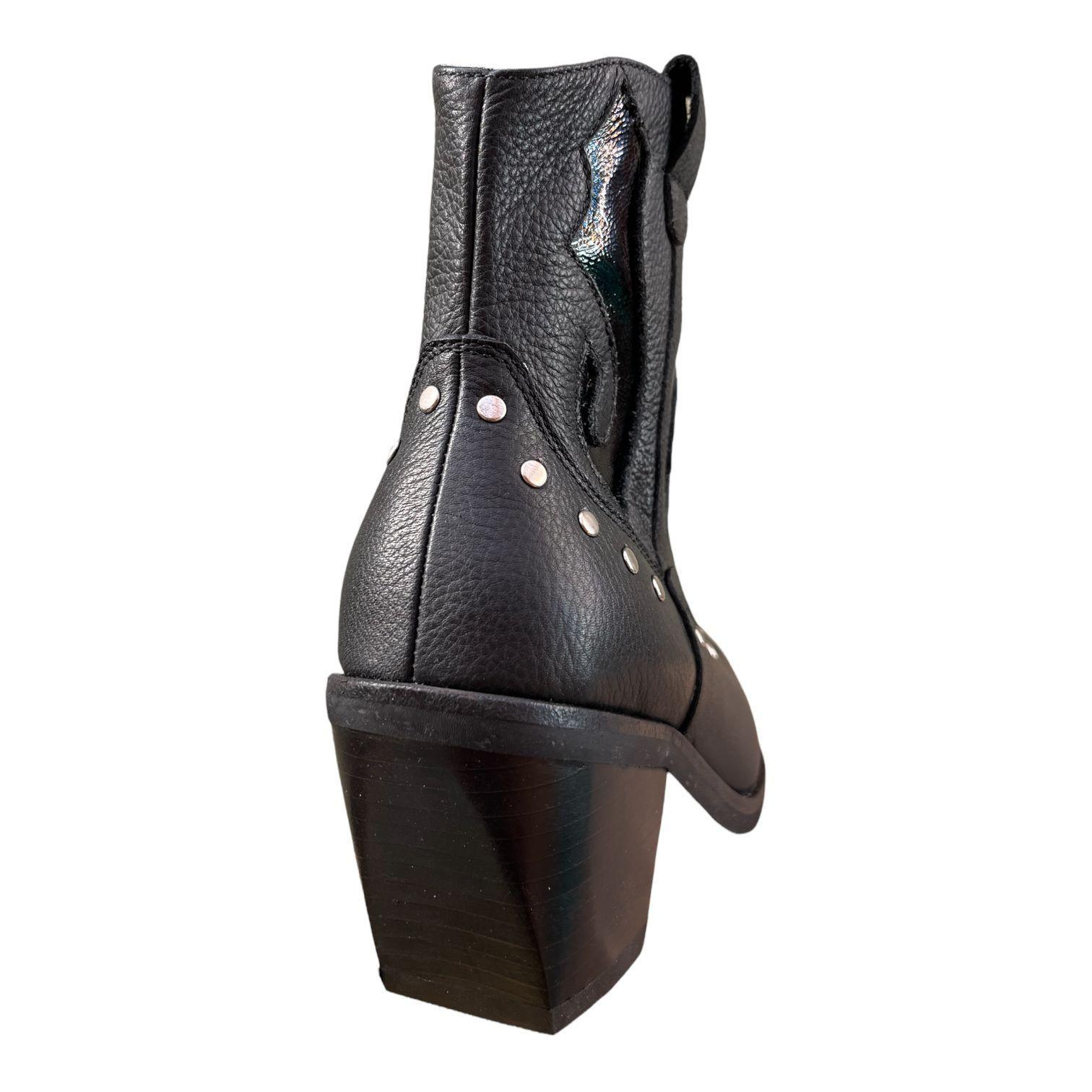 BOTA VAQUERA VALENTINA, CUERO NEGRO-2