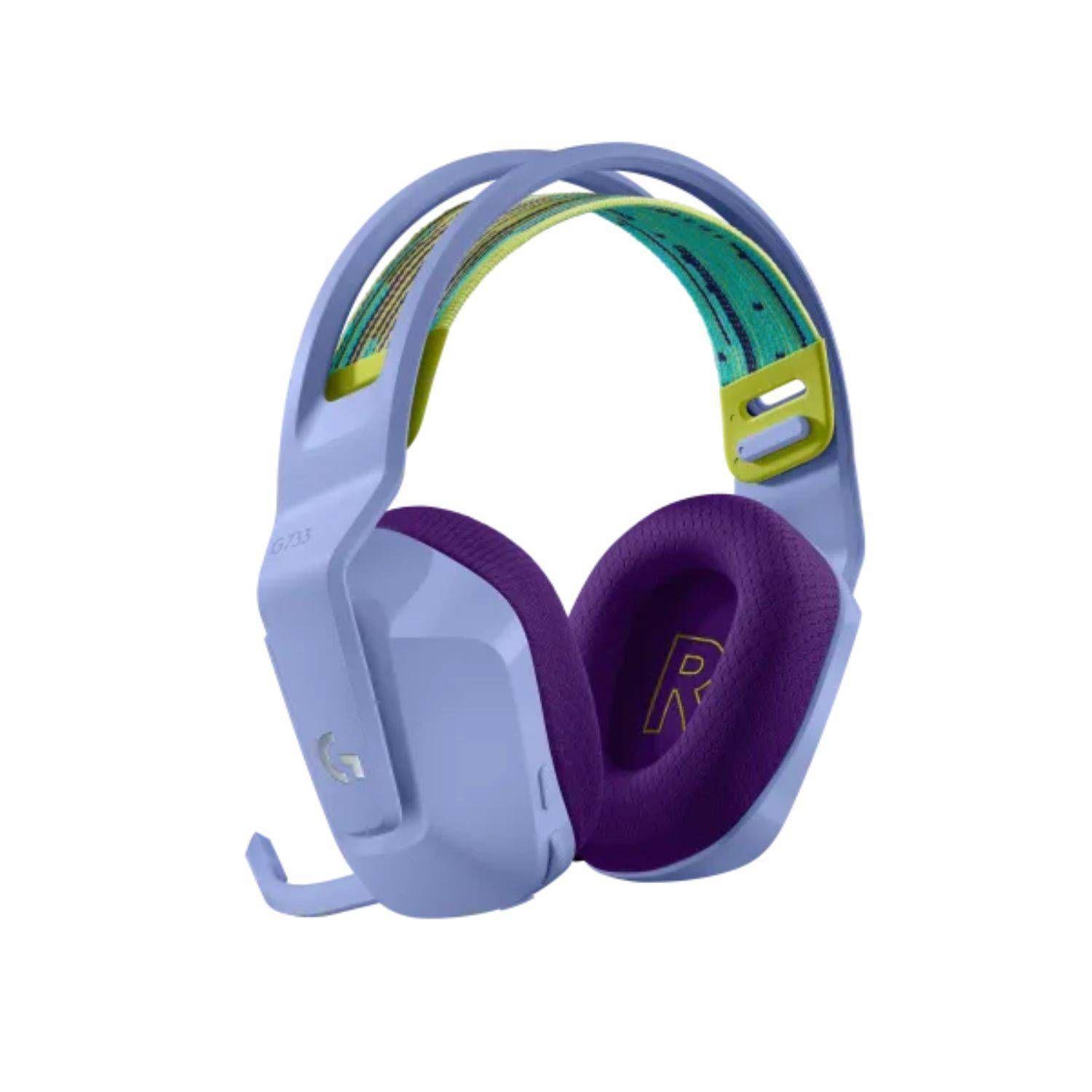 Audífonos Gamer Inalámbricos Logitech G Series G733 Lila-1