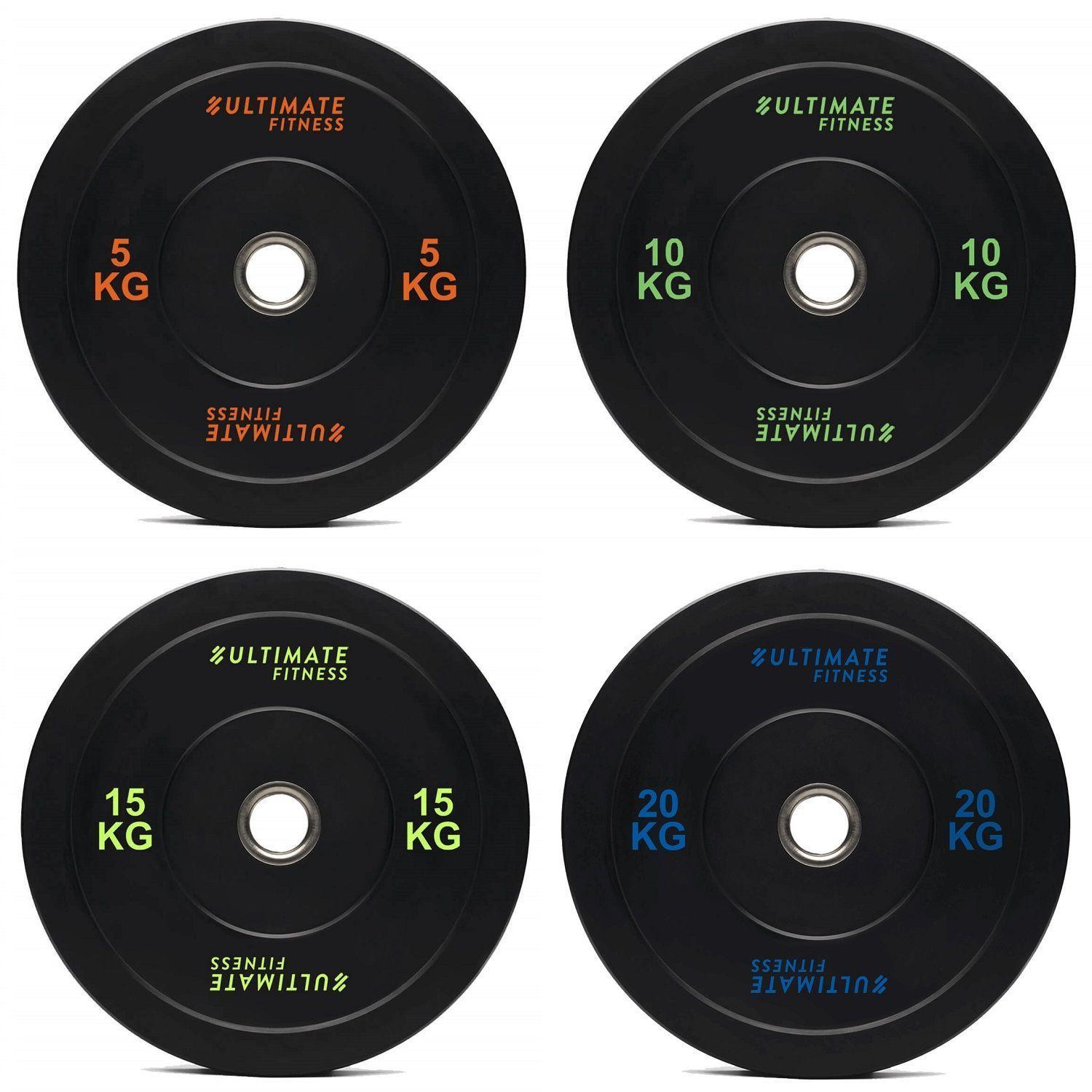 100KG Discos Olímpicos Bumper+ Rack Discos Bumper-1