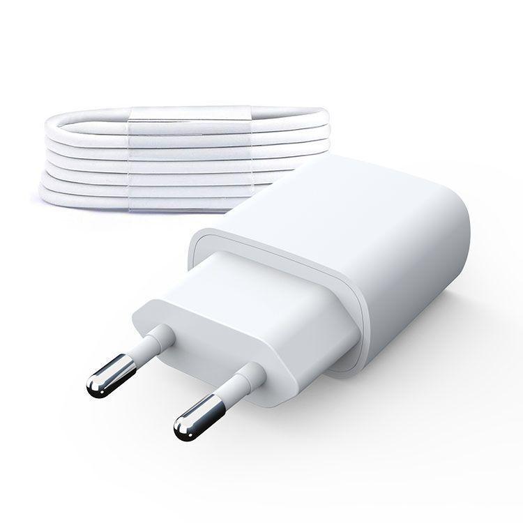 Cargador Iphone Ipad 20w Carga Rápida + Usb-c A Lightning-3