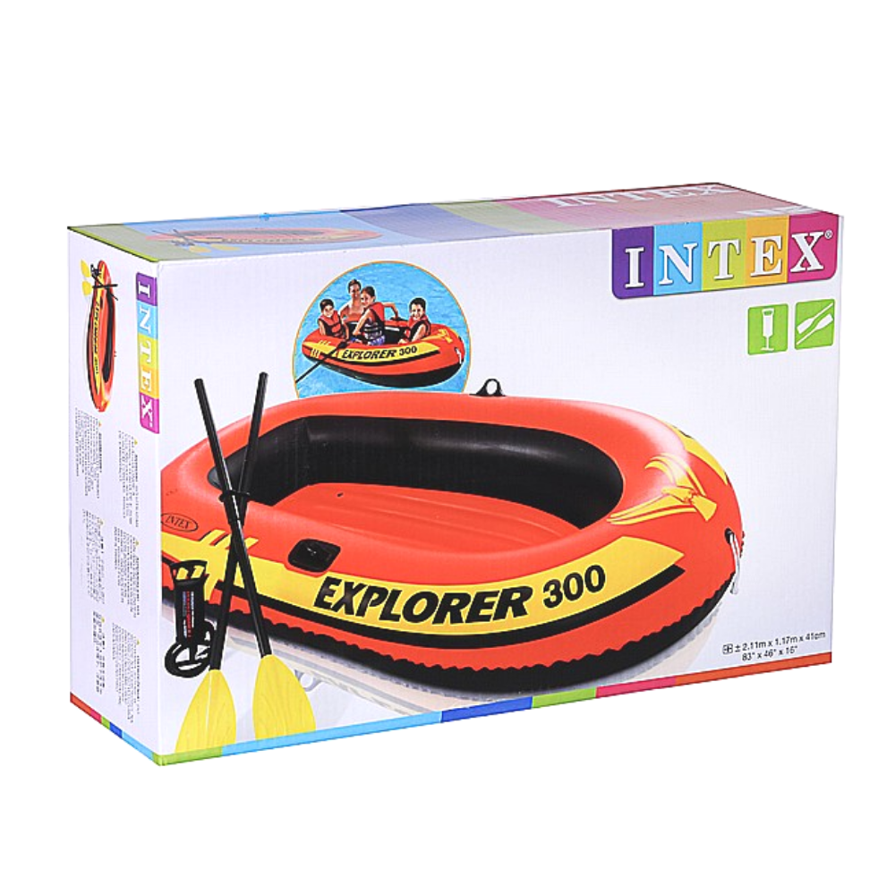 Bote Inflable Explorer 300 Set Capacidad 186 Kg-4