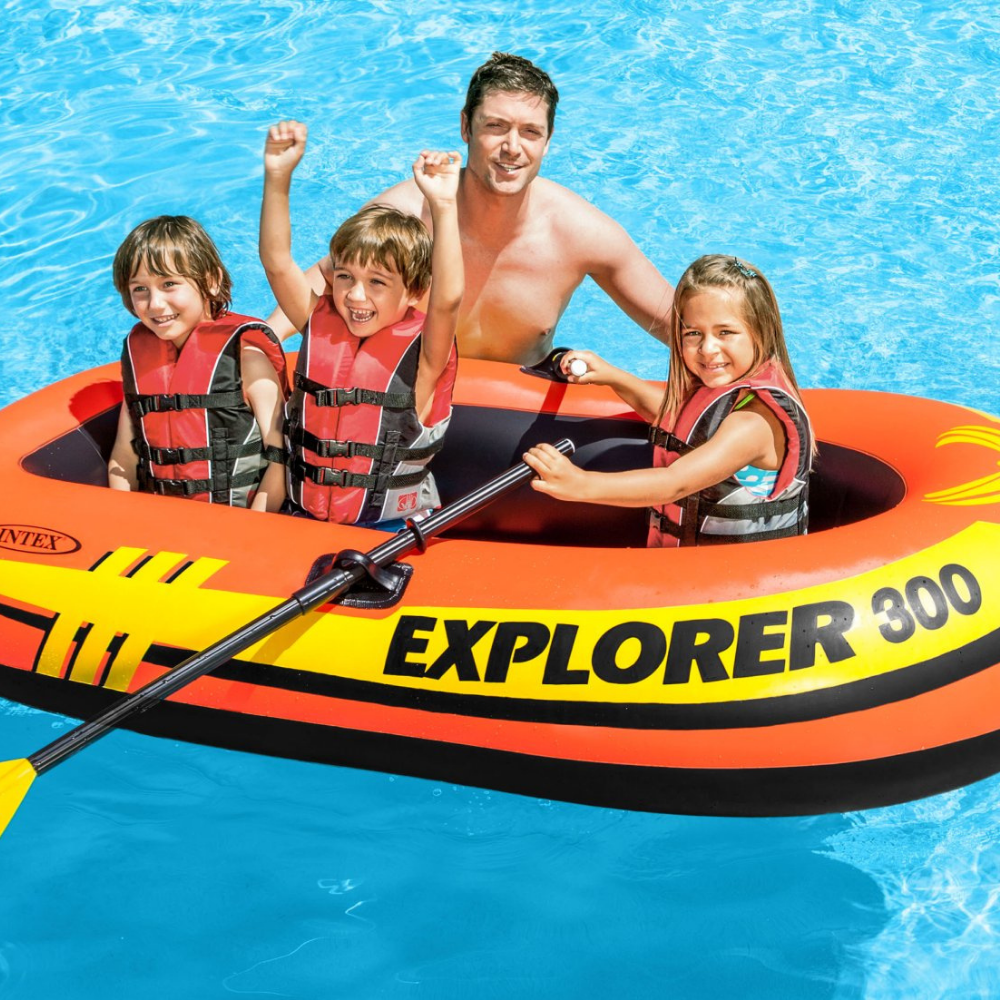 Bote Inflable Explorer 300 Set Capacidad 186 Kg-5
