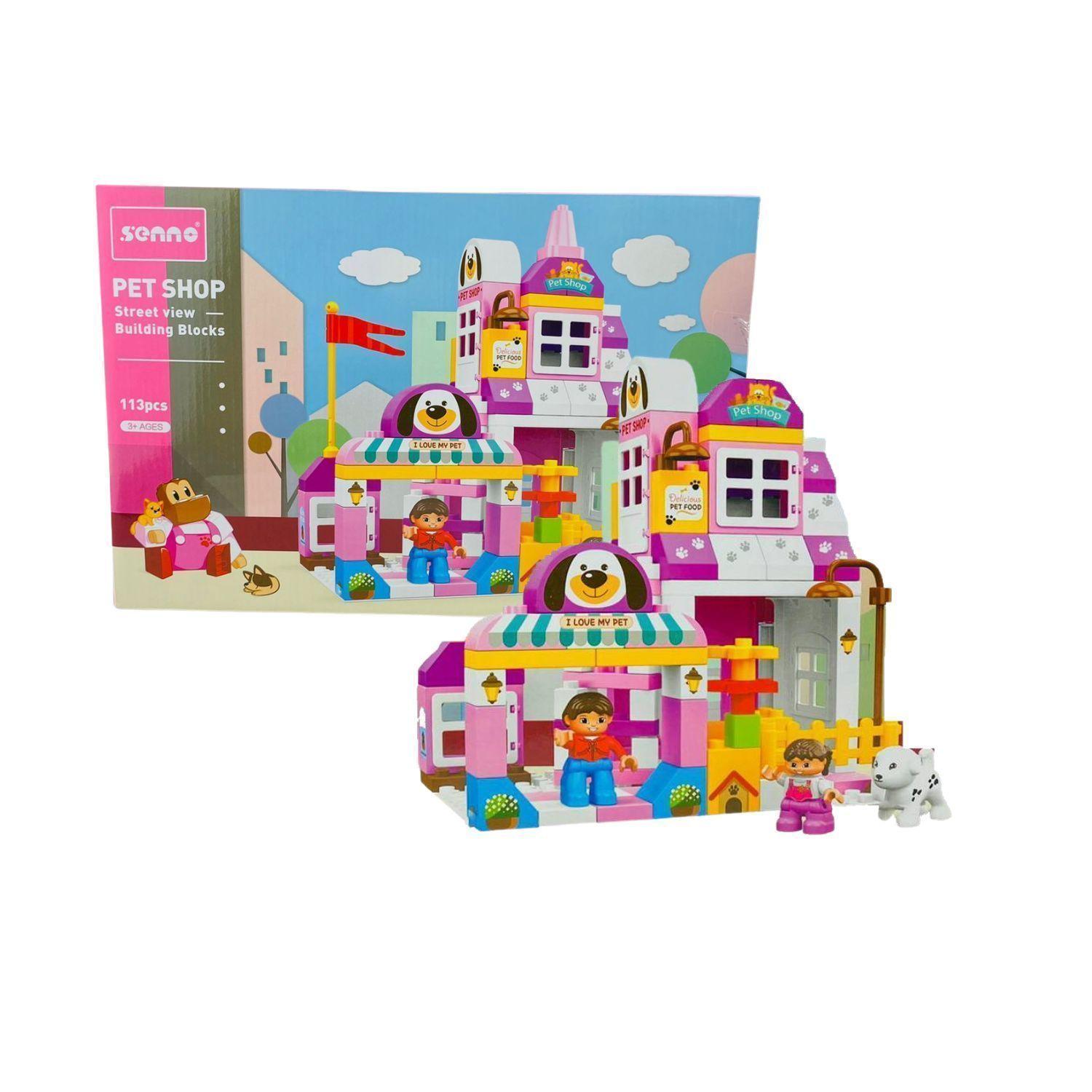 Bloques Armable Juego Didactico Tienda Mascota 113-0