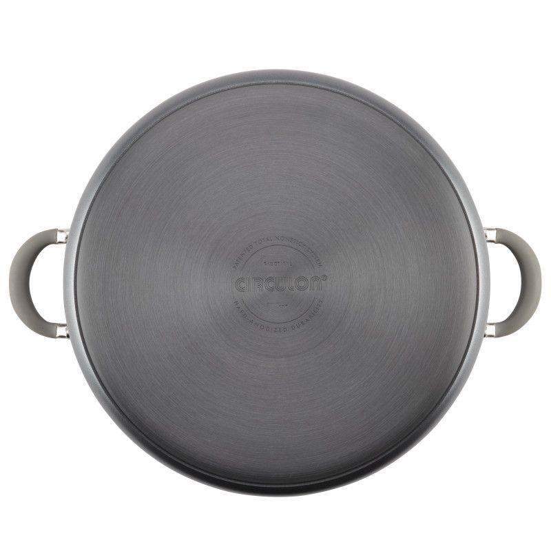 Olla 7 L Con Tapa Vidrio Aluminio Anodizado Circulon-2