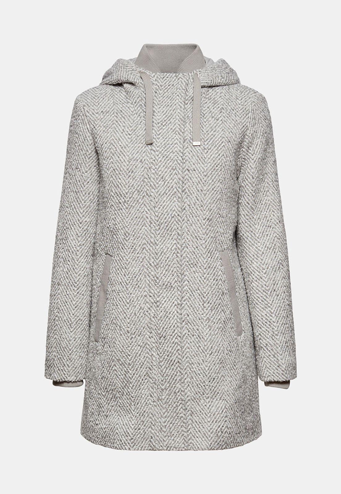 Abrigo Con Capucha Esprit-3