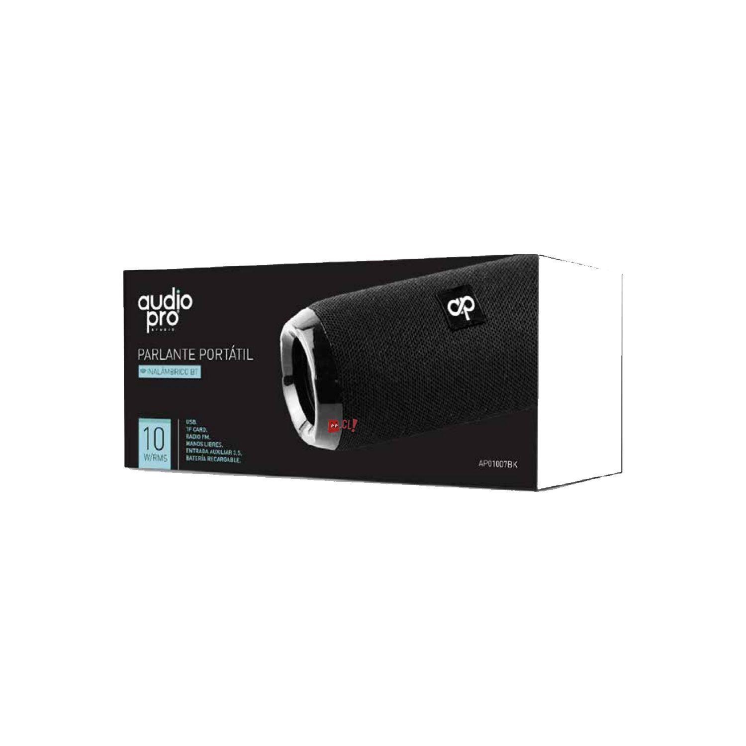 Parlante Bluetooth 5.0 Color Negro 10w Rms Portátil - PuntoStore-1
