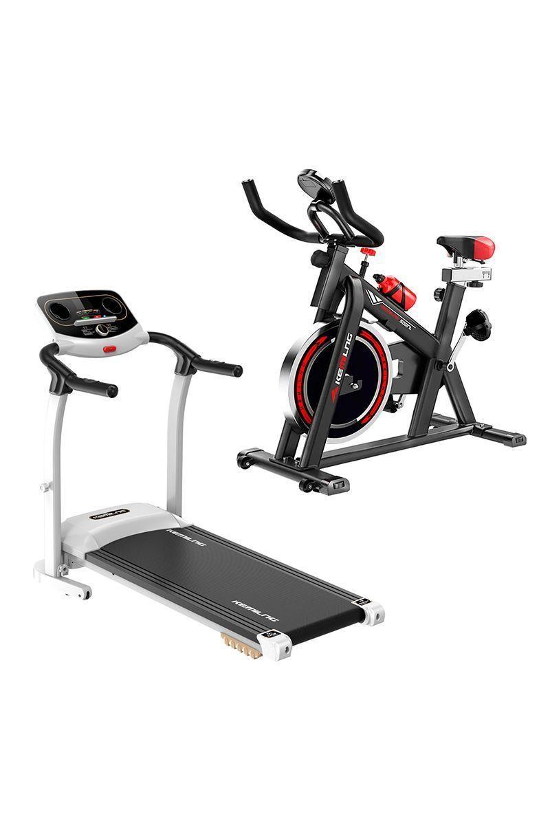 Pack Trotadora M201+ Bicicleta Spinning 6kg Blanco-0