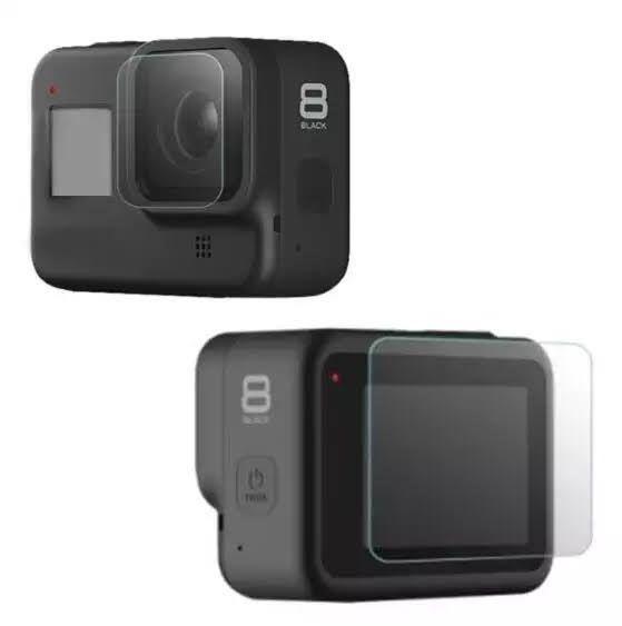 Set De Láminas De Vidrio Templado Gopro Hero 8 -7