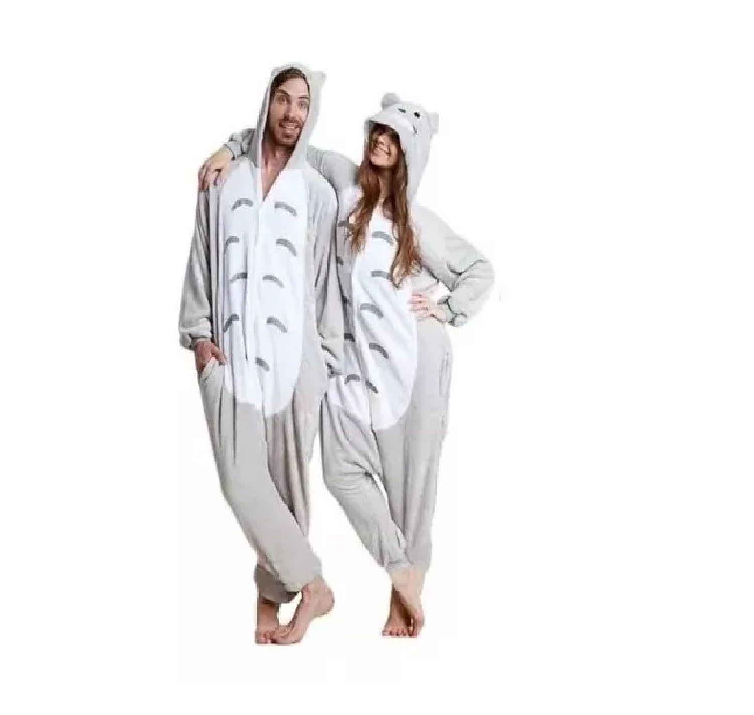 Pijama Enteros Animales Niños y Adultos Totoro-1