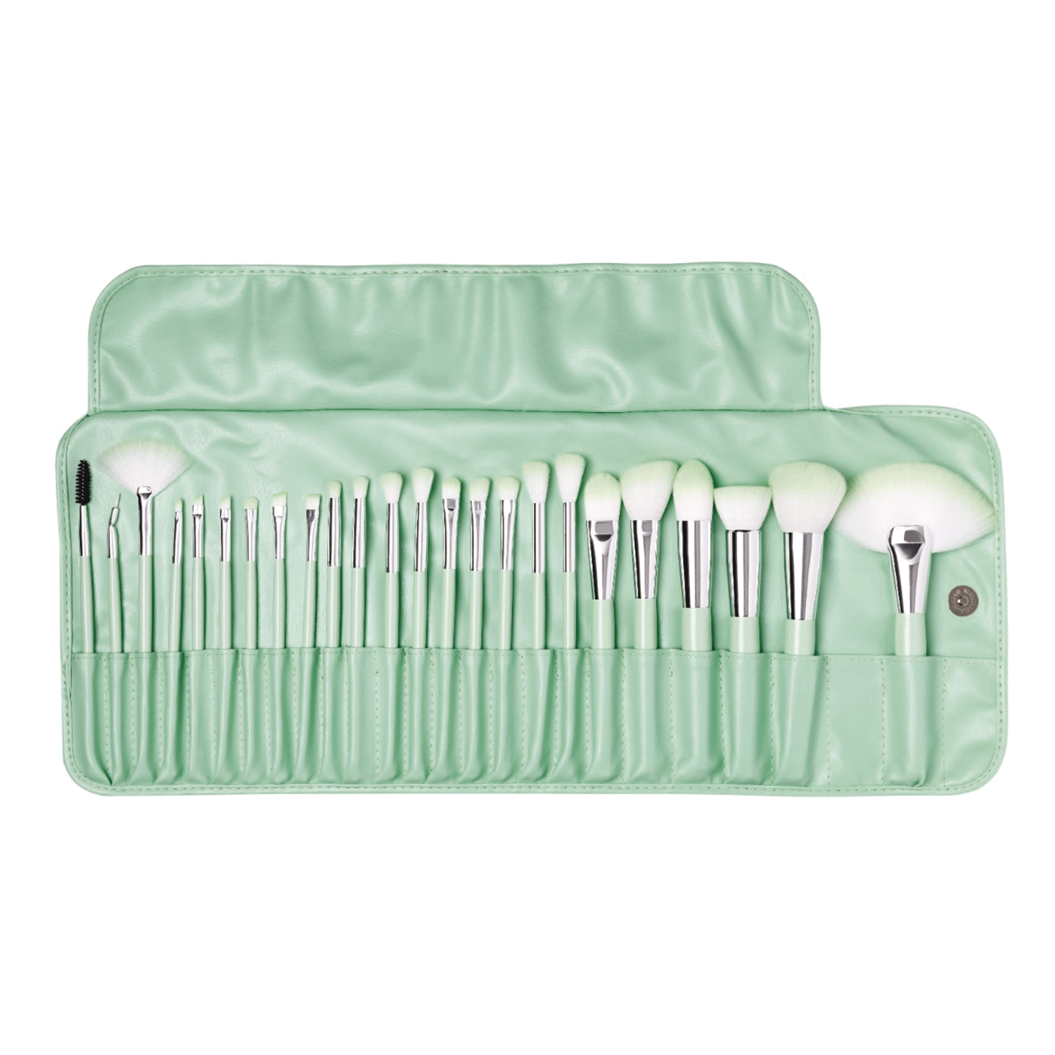 Pack Paleta De Sombra “Alicia”+ Set 24 Brochas Pastel Lime Party de Beauty Creations-5