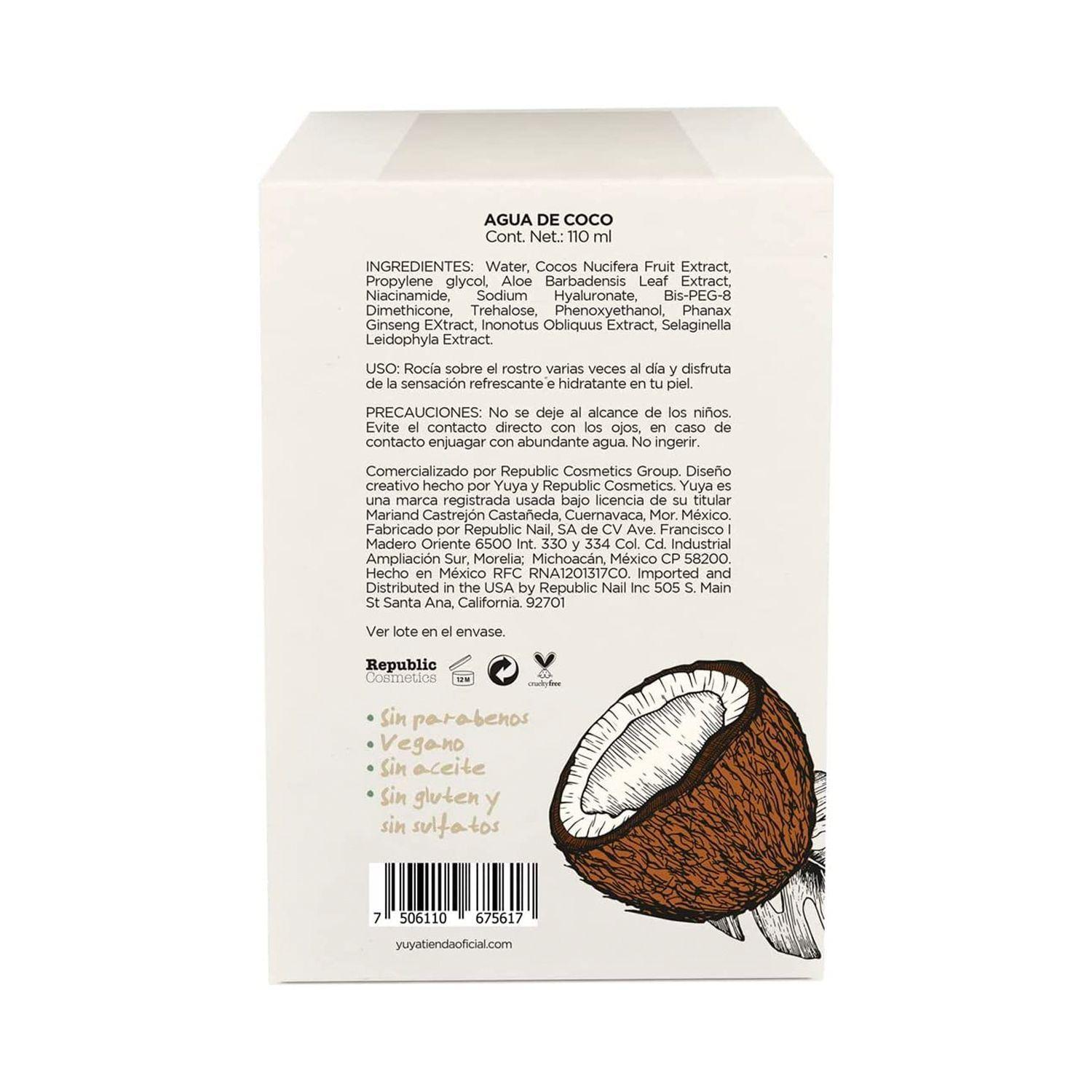 Agua de Coco-Spray Facial Yuya-3