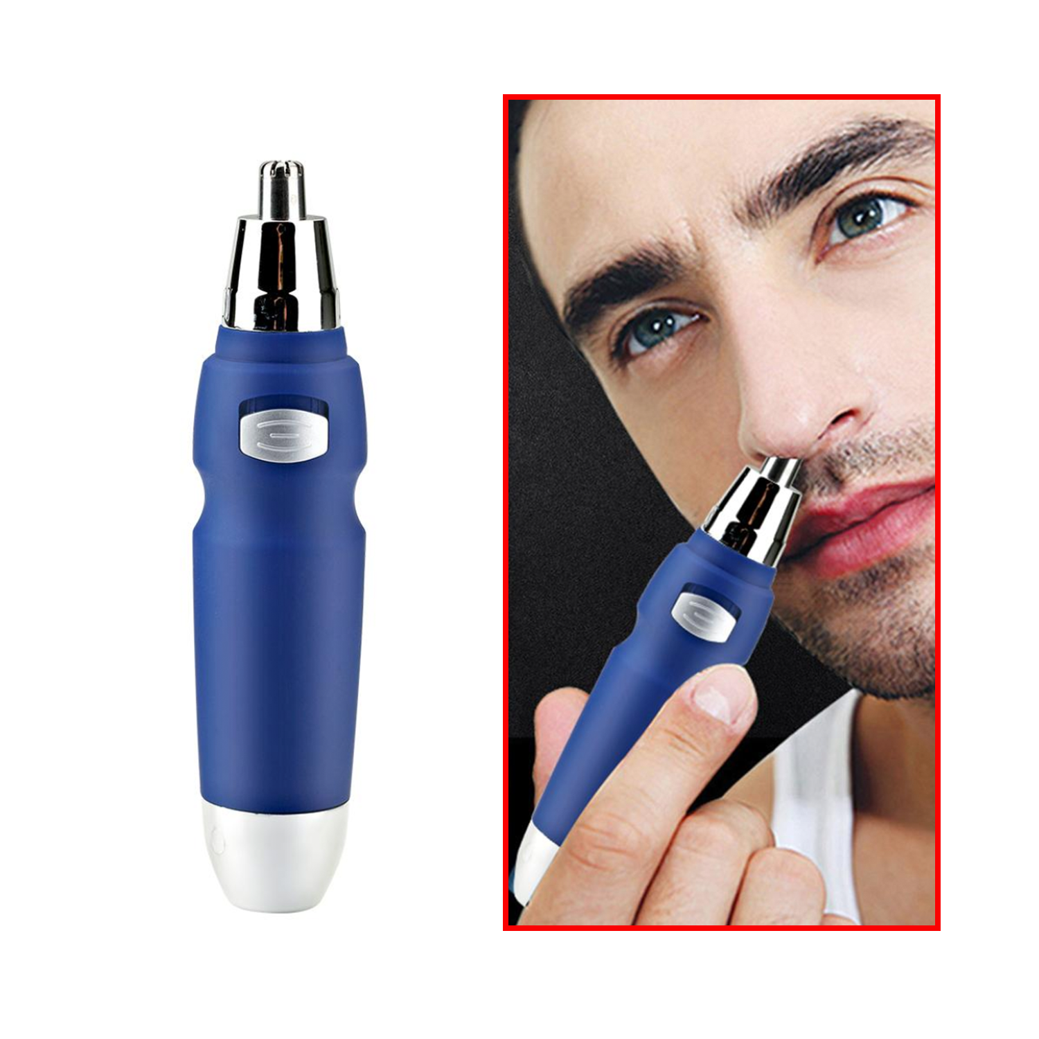 Recortadora Vellos Facial Nariz Orejas Portatil -3