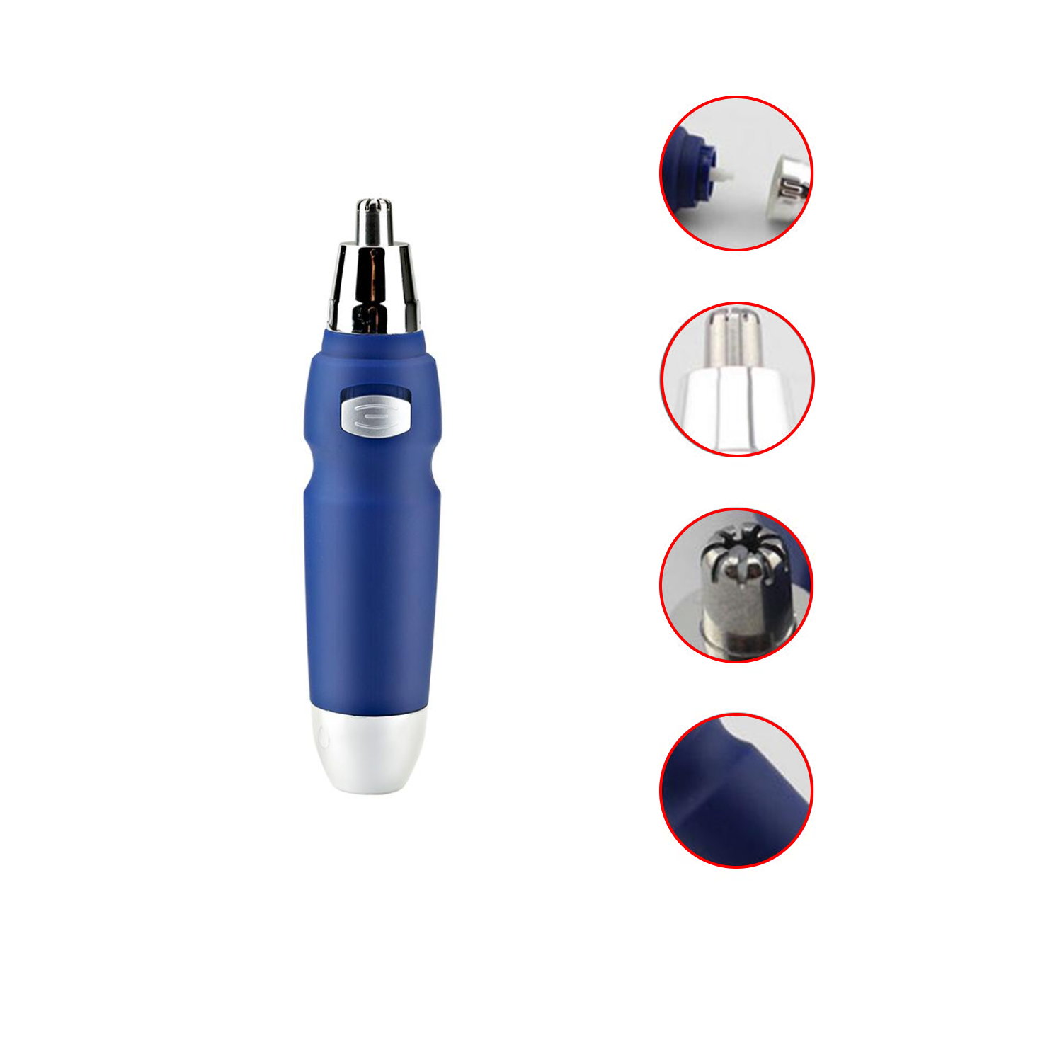 Recortadora Vellos Facial Nariz Orejas Portatil -2