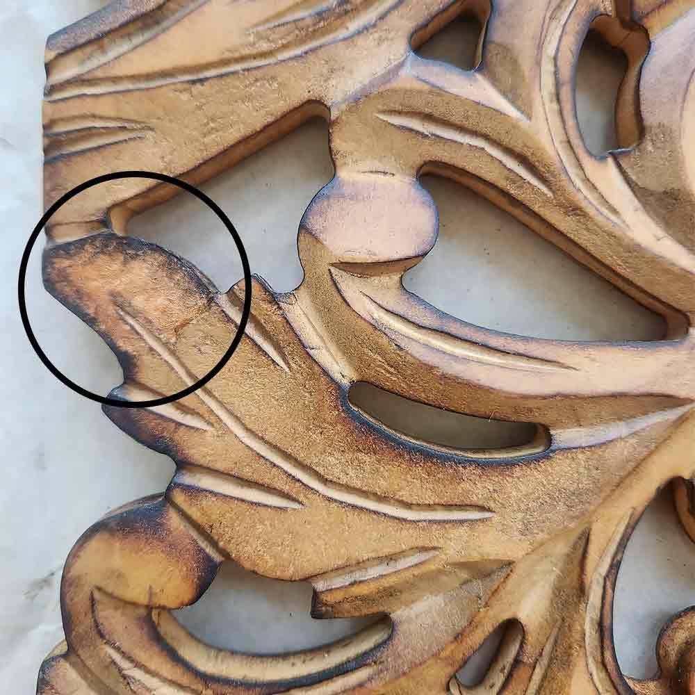 Tríptico Flor Wood OU-2