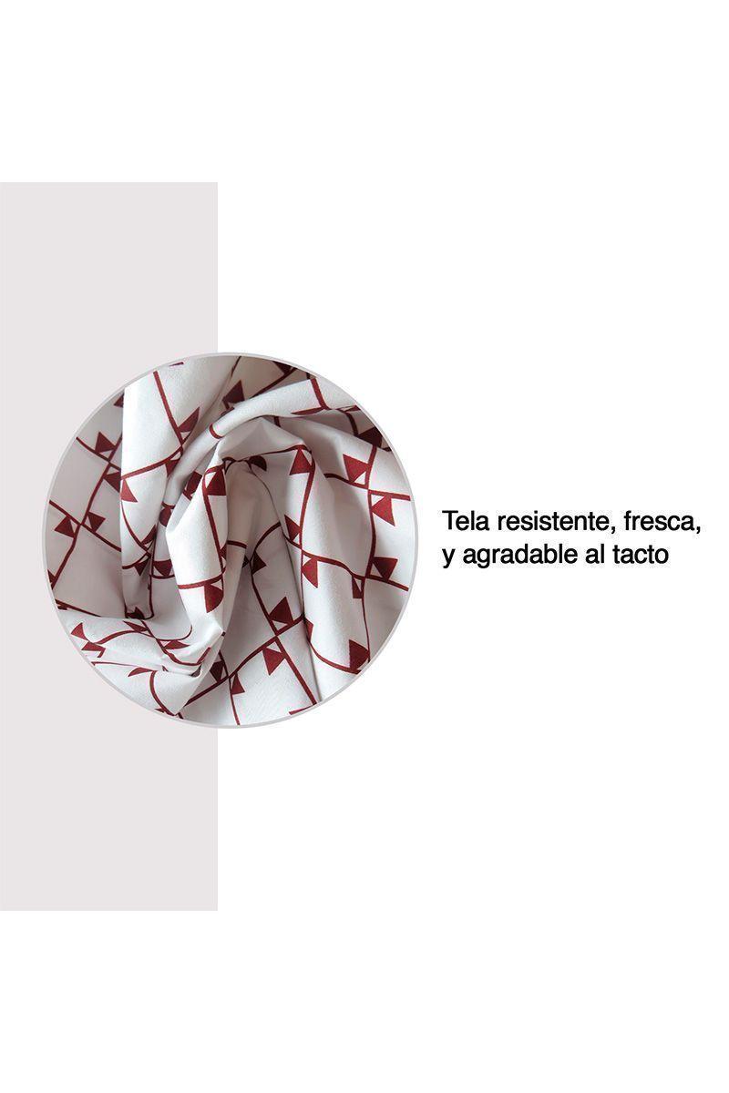 Juego de Sábanas Microfibra 1,5 Plaza Mosaico-3