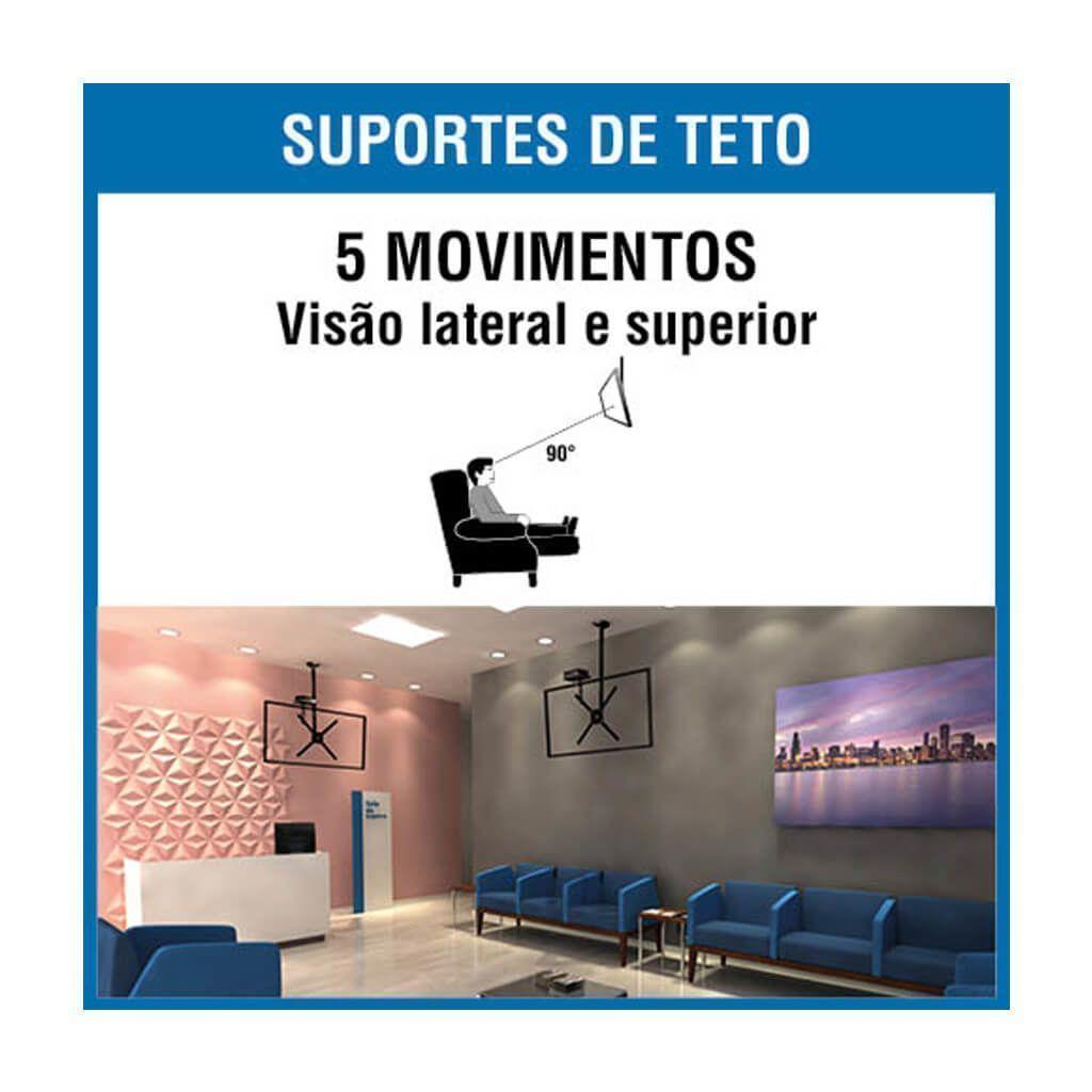 Soporte TV de Techo 10" a 80" - 360° - Inclinable-3