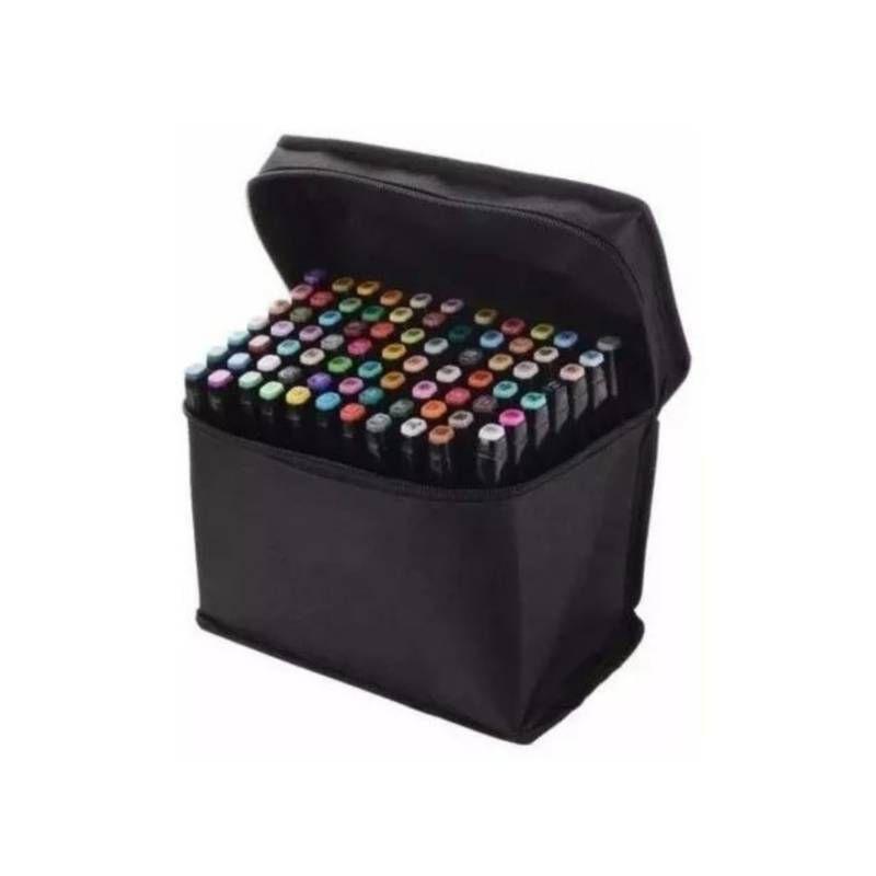80 Lápices Marcadores Doble Touchfive Original-0