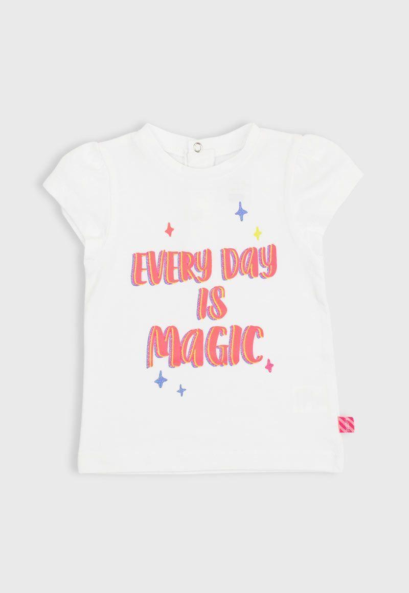Polera bebé niña manga recogido 189-0