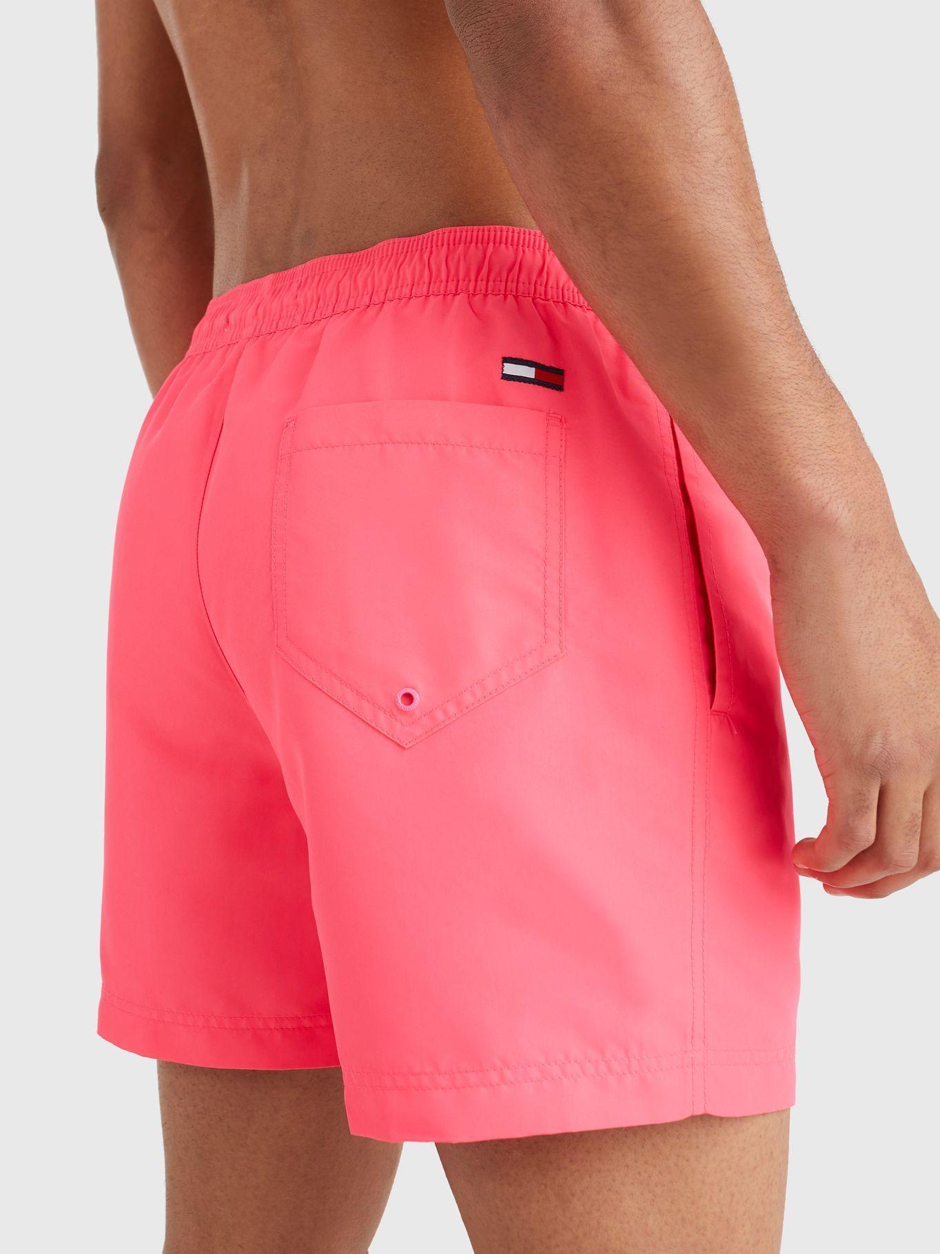 Traje De Baño Con Parche Y Logo Rosado Tommy Hilfiger-1