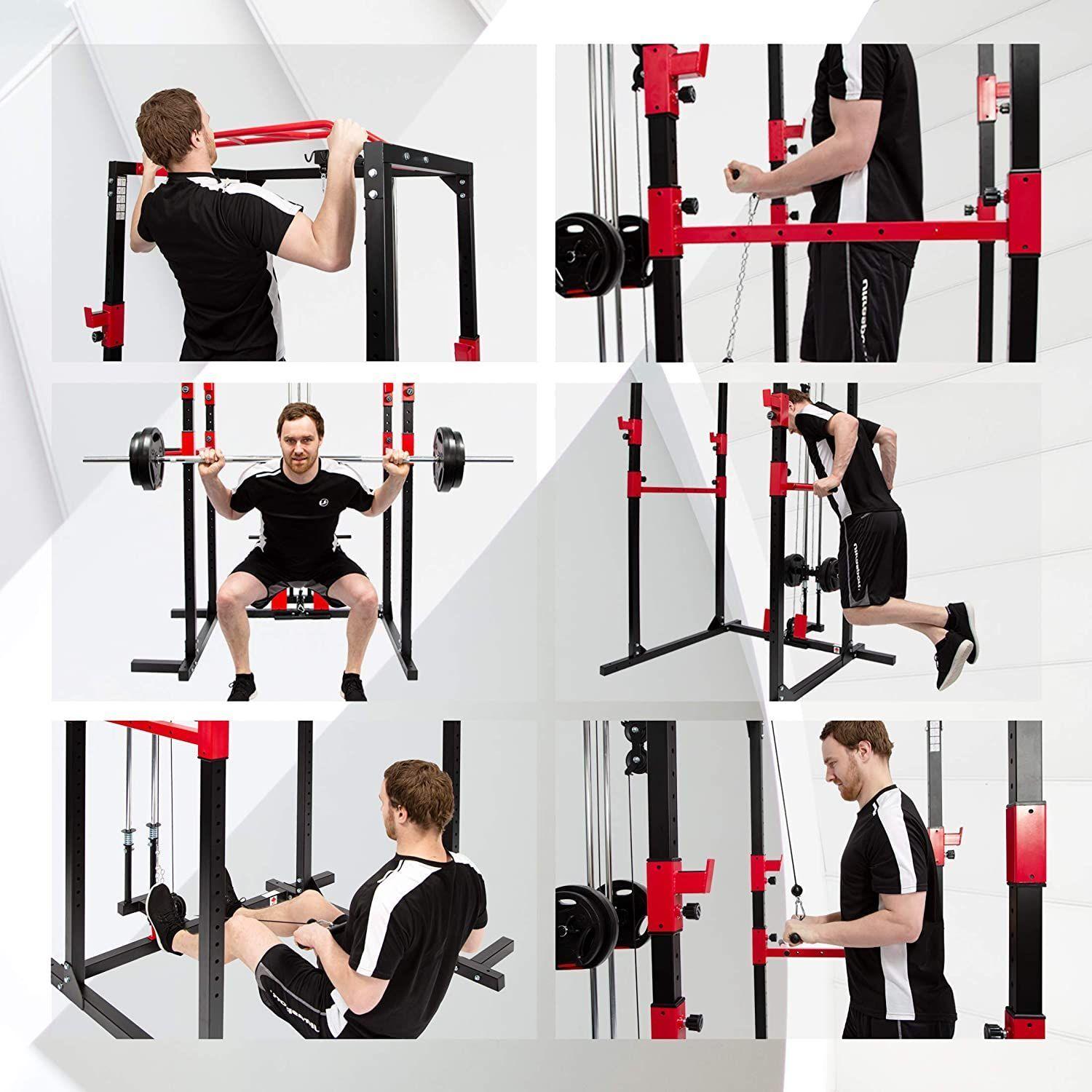 Jaula Rack Home Polea Dips 1055-5
