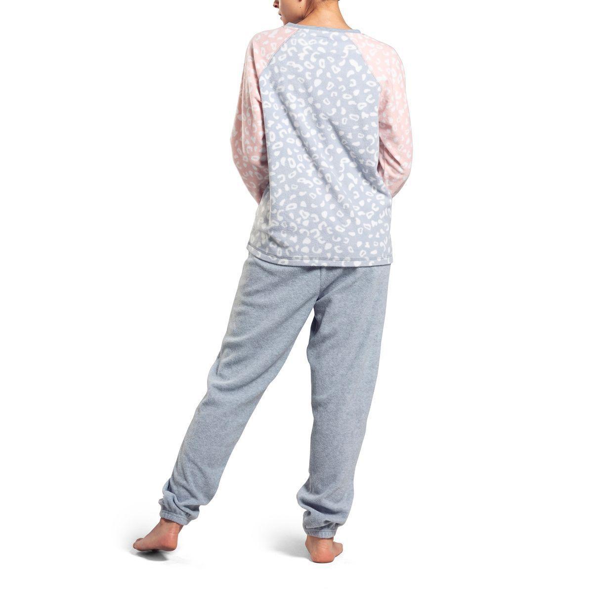 Pijama Top Mujer Invierno Micropolar-1