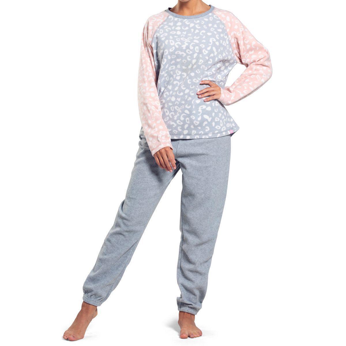 Pijama Top Mujer Invierno Micropolar-0
