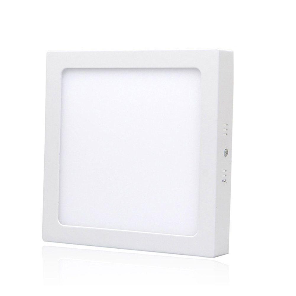 Foco Panel Plafón Led 24w Sobrepuesto Cuadrado Frio-1
