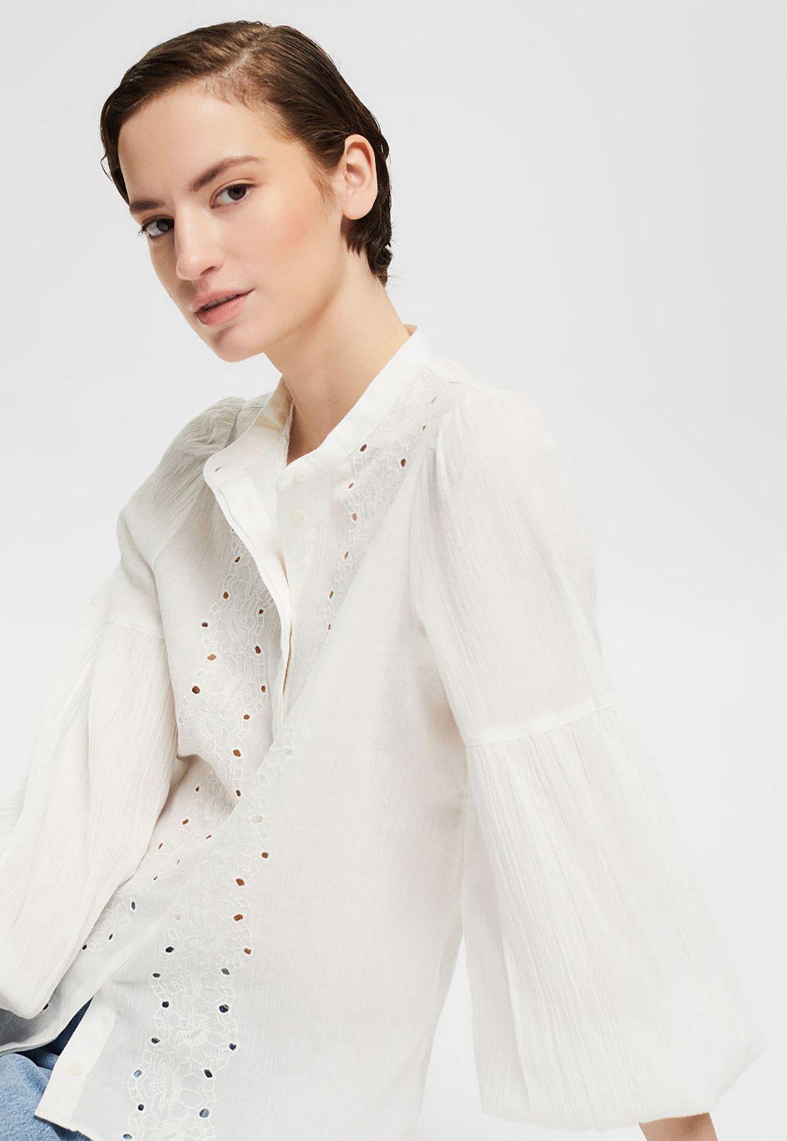 Blusa Con Bordado Esprit-2