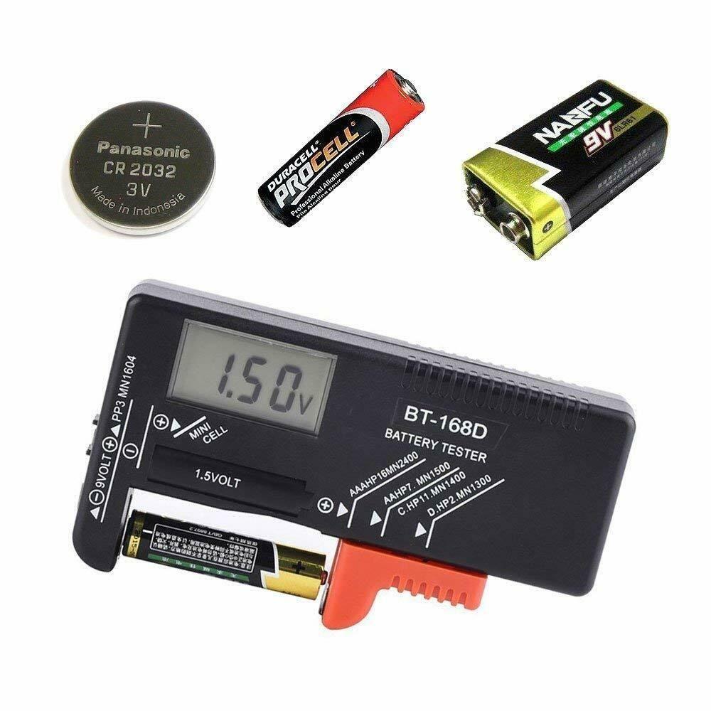 Tester Probador Digital Pila Bateria Aaa Aa 9v C D ai41-1