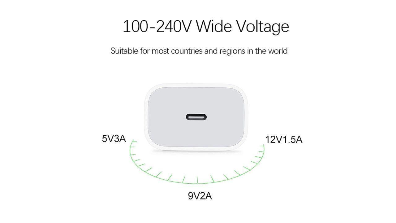 Cargador Con Cable Compatible Todos Los iPhone Apple 20w-2